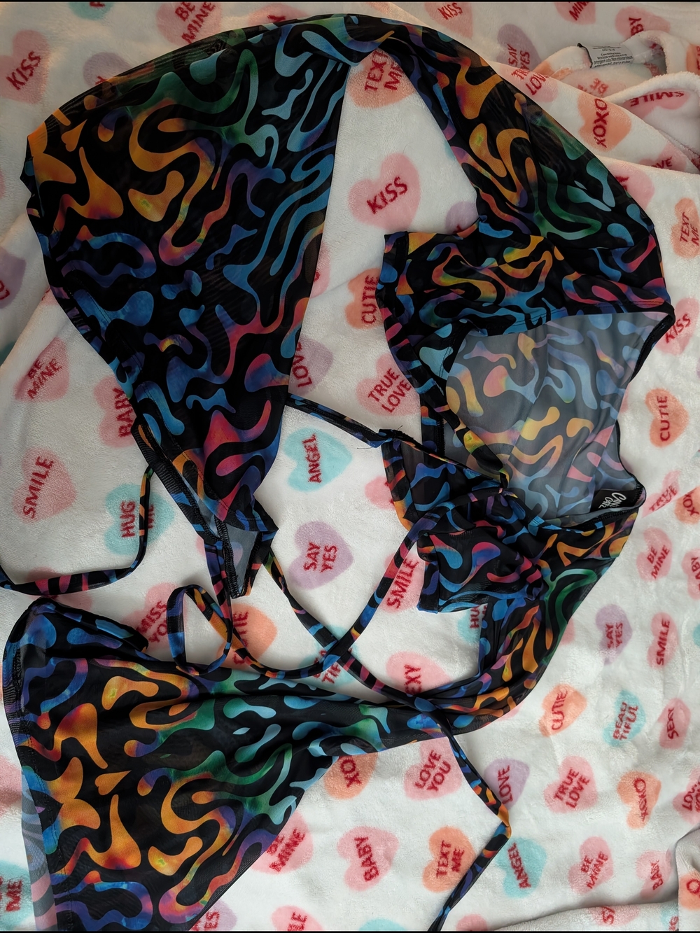 mesh Candy Catz Fave Top. Nwot. Never Worn